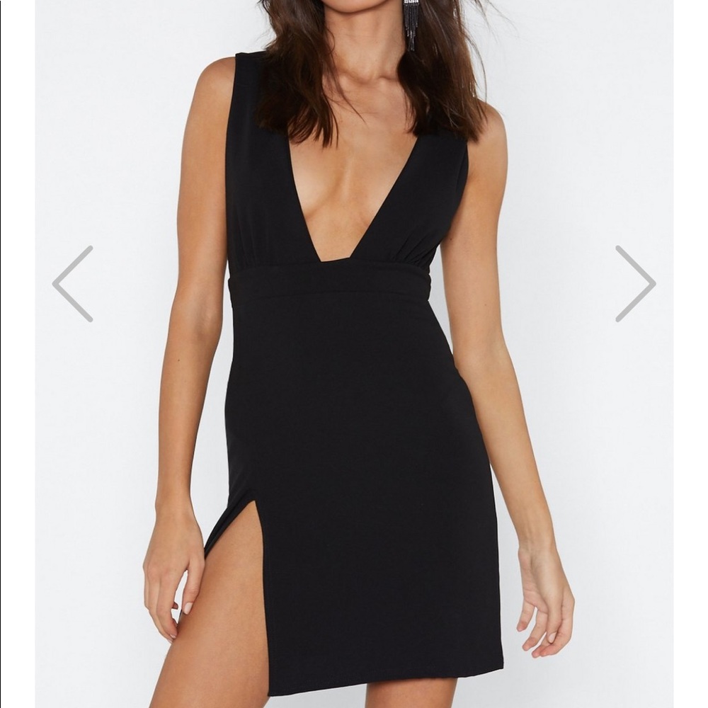 Black cocktail dress
